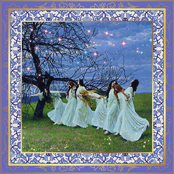 S.F. Remastered Version of A Song of Spring by Maximilian Lenz by Silver Fox Art Decor
