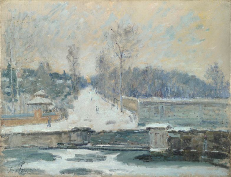 The Watering Place at Marly-le-Roi, Alfred Sisley by Masterful Masters