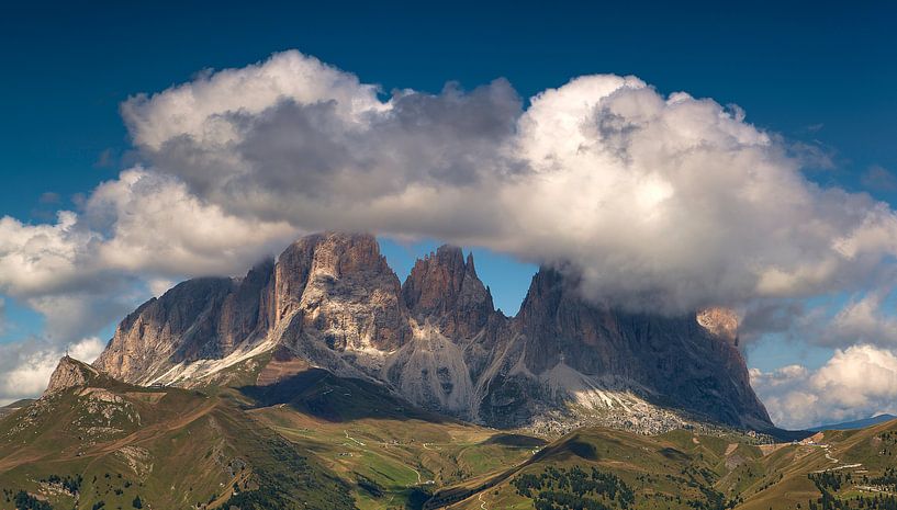 Der rote Berg - Dolomiten von Ben van Sambeek