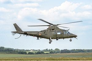 Hubschrauber Agusta A 109 der belgischen Luftwaffe.