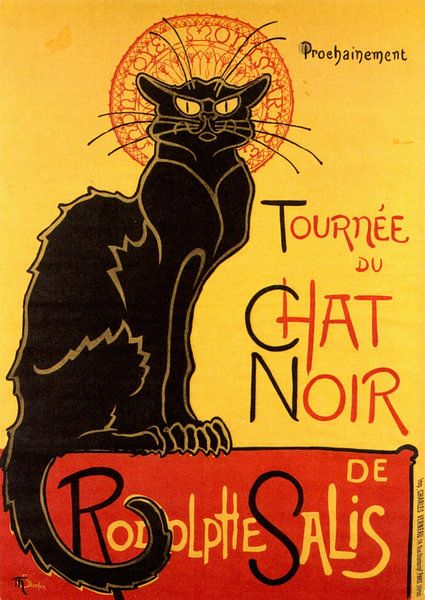 Tournée du Chat Noir van Prints in Paris