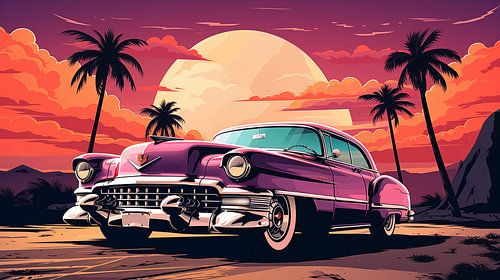 Illustratie van een Cadillac