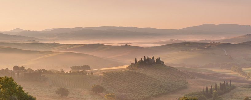 Panoramablick auf die Toskana, Italien von Adelheid Smitt
