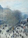 Boulevard des Capucines - Claude Monet von Marieke de Koning Miniaturansicht