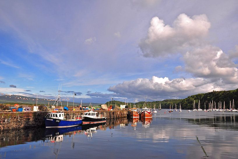 De haven van Tobermory, Isle of Mull (Schotland) van Greet ten Have-Bloem