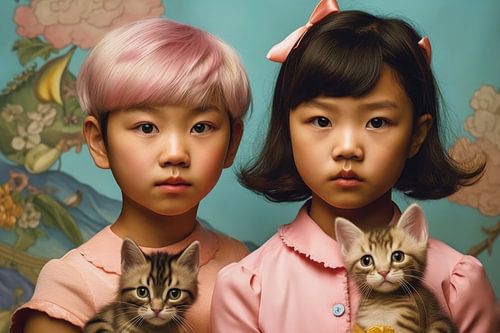 Fine art portret "Best friends"