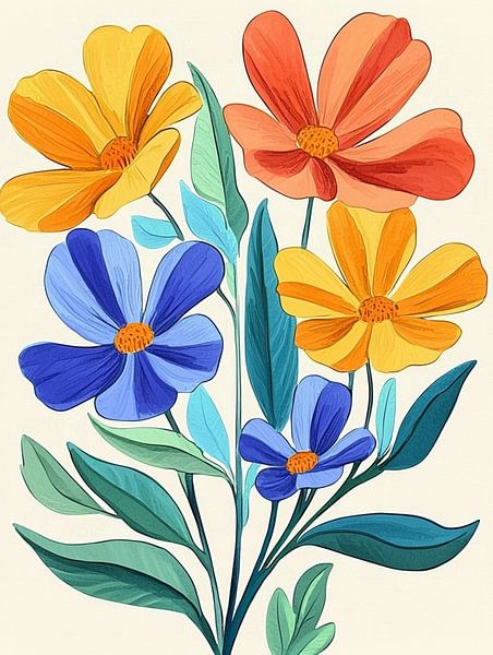 Blumenparty - Feiern Sie den Frühling! von PixelPrestige