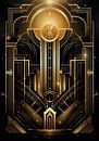 Art Deco Print Poster Wall Art Art Print by Niklas Maximilian thumbnail