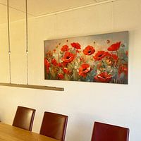 Photo de nos clients: Coquelicot | coquelicots par Peintures accrocheuses, sur ArtFrame