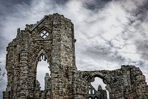 Ruines de la cathédrale de Whitby, North Yorkshire sur Rietje Bulthuis