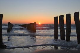 Sonnenuntergang am Strand von Esther