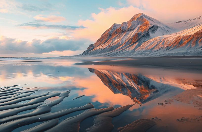 Gouden licht aan de kust van Nieuw-Zeeland van fernlichtsicht