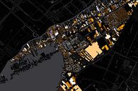 Kaart van Aalsmeer abstract van Maps Are Art thumbnail