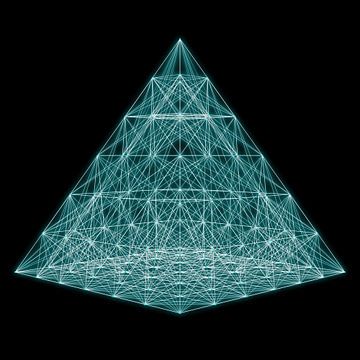 Pyramide égyptienne numérique sur TONYWORKS