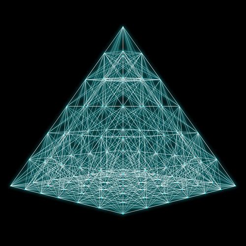Digitale ägyptische Pyramide