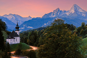 Sonnenaufgangs-Wallfahrtskirche Maria Gern