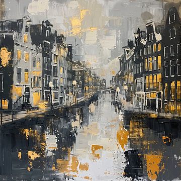 Amsterdam | Amsterdam Malerei von Kunst Laune