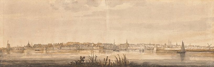 Panoramic View of Dordrecht and the River Maas, Aelbert Cuyp by Masterful Masters