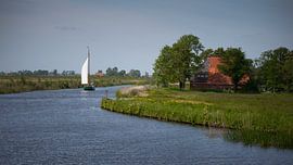 sailing vessel at Alde Feane #1544 by Daan Overkleeft
