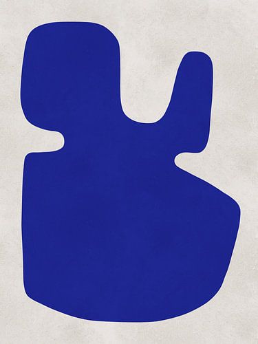 Abstract kobaltblauw 3