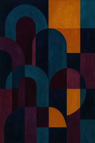 Abstract Velvet Geometry No. 2