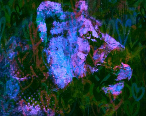 Löwen Love Pop Art PUR