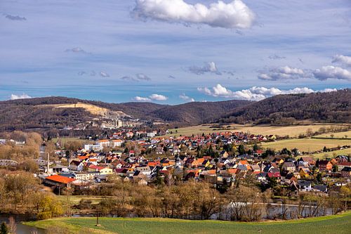 Voorjaarswandeling door de prachtige Saale vallei bij Dornburg-Camburg - Thüringen - Duitsland