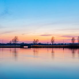 Sonnenuntergang am Teich von Foto Dani