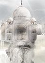 Taj mahal, wijsheid Portret dubbele tentoonstelling van Dreamy Faces thumbnail