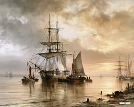 sailing ships / sailing boats by Gelissen Artworks