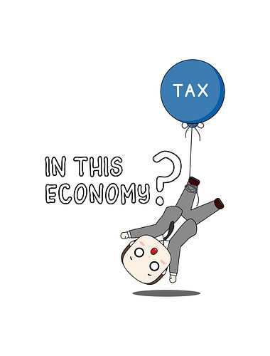 In This Economy? - Funny Tax Inflation Businessman Humor