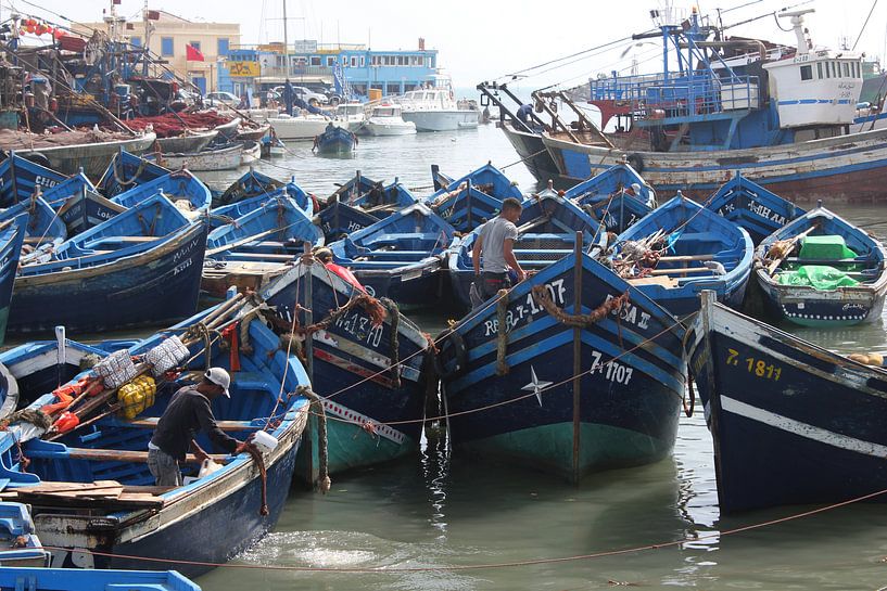Vissersbootjes van Essaouira par Rob Hendriks