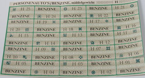 Petrol receipts from 1973