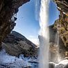 Waterval in IJsland van Laura Wubben