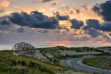 Auf dem Weg zum Strand von Jan Koppelaar