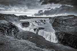 Blick auf den Gullfoss von Peter Heins