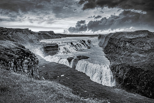 Blick auf den Gullfoss