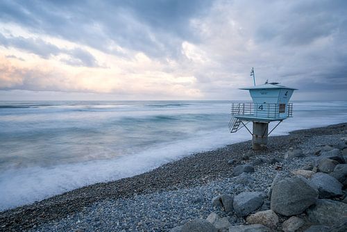 Sereniteit Overwatch - Torrey Pines State Beach van Joseph S Giacalone Photography