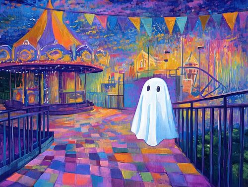 Ghost of the Carnival by Littlewhitecat