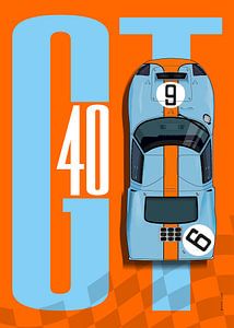 Ford GT40 No.6 Top Tribute