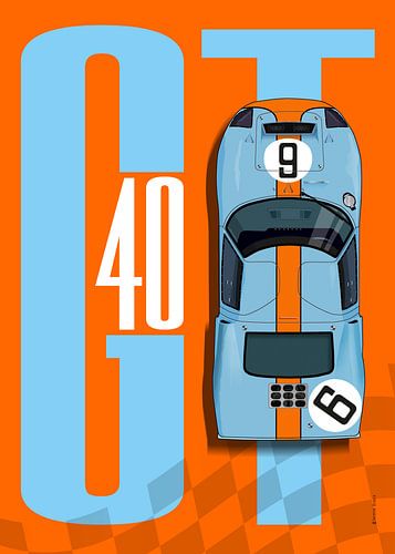 Ford GT40 No.6 Top Tribute