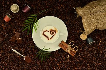 Heart for coffee by Marijn Schraa