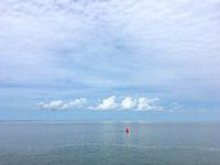 Wolken über dem Wattenmeer