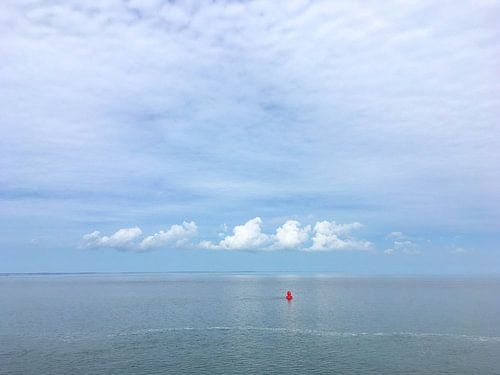 Nuages sur la mer des Wadden