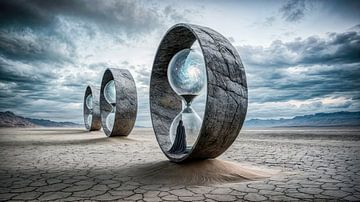 Spiralen van tijd van Klaus Tesching - Art-AI