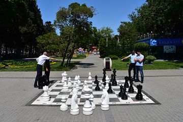 Chess in the park by Anne Boer