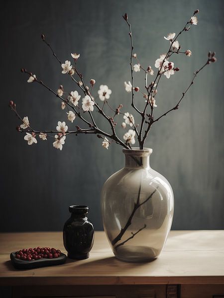 Stilleven Delight | Amandelbloesem van Flora Exlusive