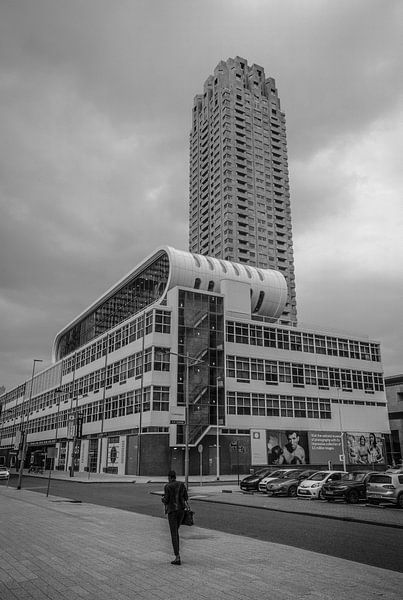 Rotterdam Street Photo black and White by Freddie de Roeck