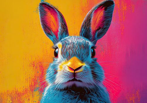 Konijn Pop Art