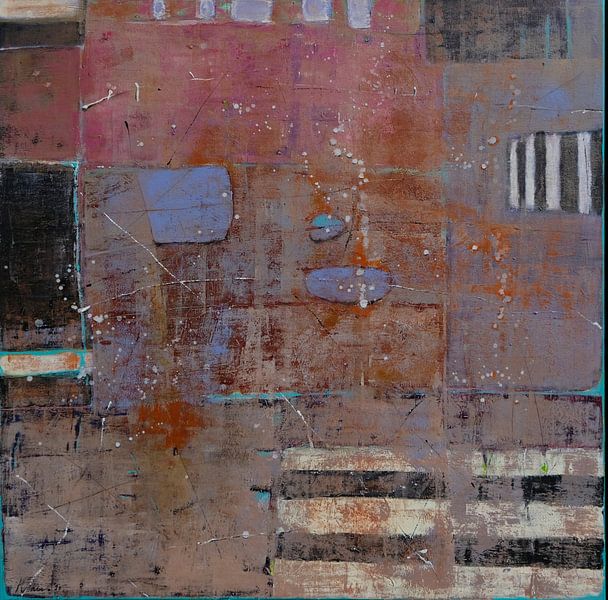 Abstract Mauve by Marion Kraus
